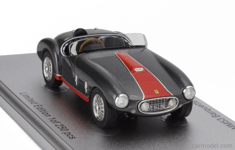 Kess-model Ferrari 166 Mm53 Spider Barquette Ch.0300m Vignale by Oblin 1955 1:43 sivočervená
