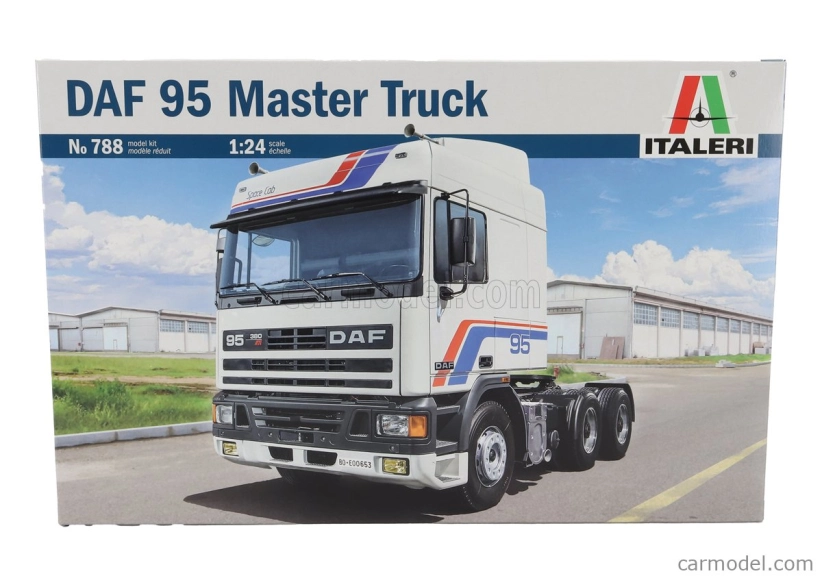 Italeri DAF 95 380 Space Cab Tractor Truck 3-assi 1980 1:24 /