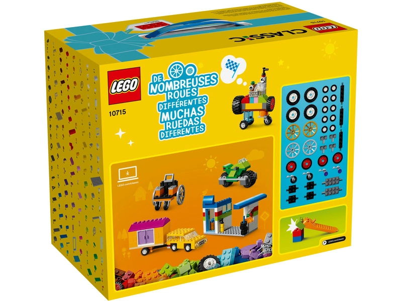 LEGO Classic - Kostky na kolečkách