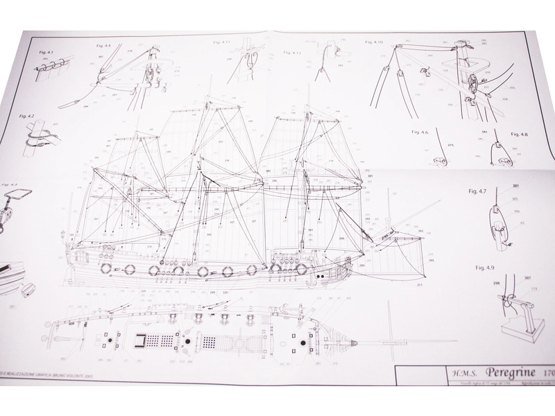 COREL H.M.S. Peregrine 1749 1:96 kit