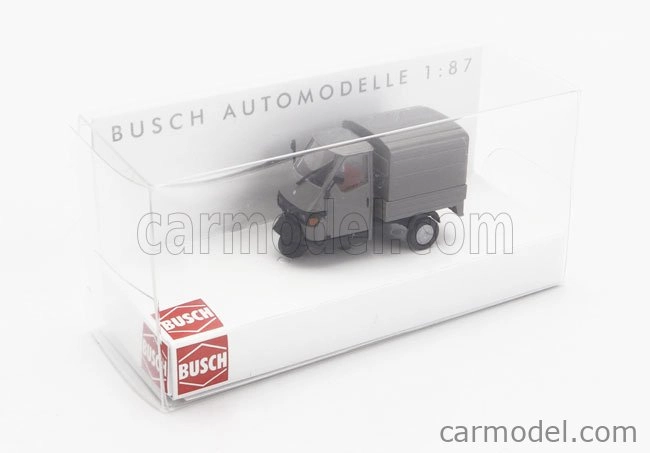 Busch Piaggio Ape 50 Van 2006 1:87 Grey