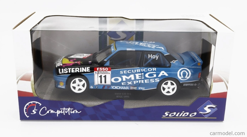Solido BMW 3-series M3 (e30) Team Vl Motorsport N 11 Champion Season Btcc 1991 W.hay 1:18 Blue Black