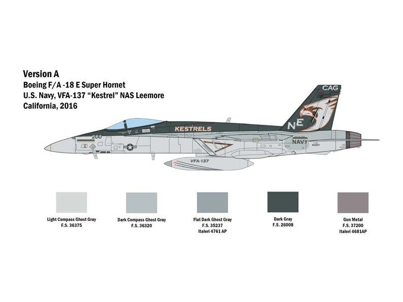 Italeri McDonnell Douglas F/A-18 E Super Hornet (1:48)