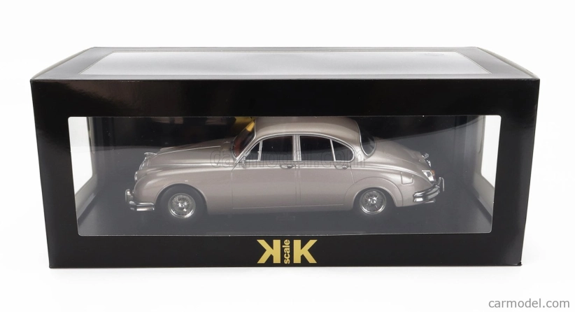 Jaguar Mkii 3.8 Lhd 1959 v mierke 1:18 Pearl Silver