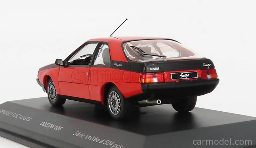 Odeon Renault Fuego Gtx 1985 1:43 Red