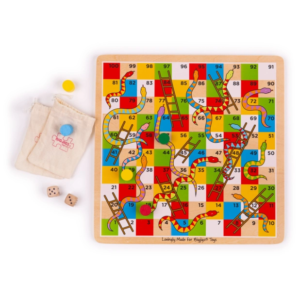 Bigjigs Toys Hady a rebríky 2 - poškodený obal