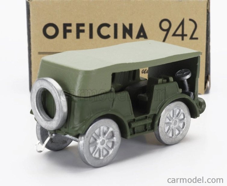 Officina-942 Fiat Tm40 Tractor Trattore Pesante Closed 1941 1:76 Vojenská Zelená