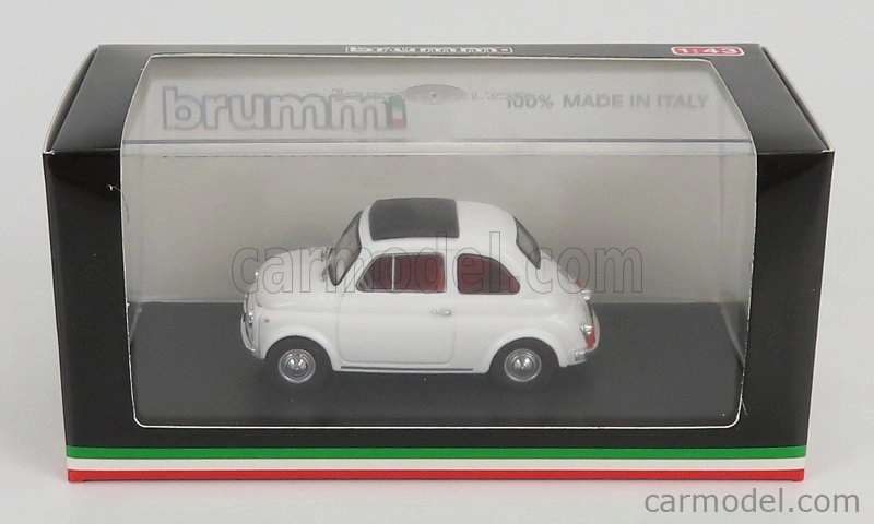 Brumm Fiat 500f Tetto Chiuso - uzavretý 1965 1:43 Bianco