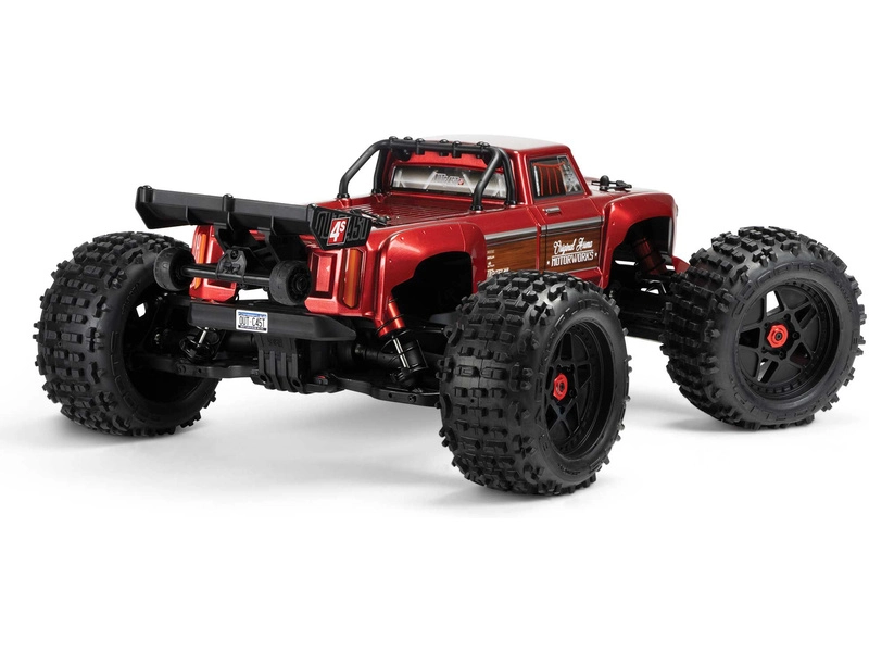 RC auto Arrma Outcast 4S V2 BLX 1:10 4WD RTR, červené