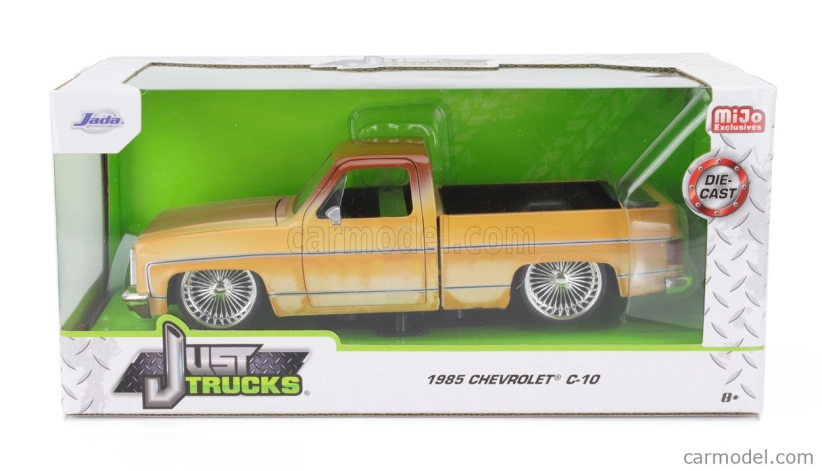 Jada Chevrolet C-10 Pick-up Custom 1985 1:24 2 Tóny Krémově Hnědé