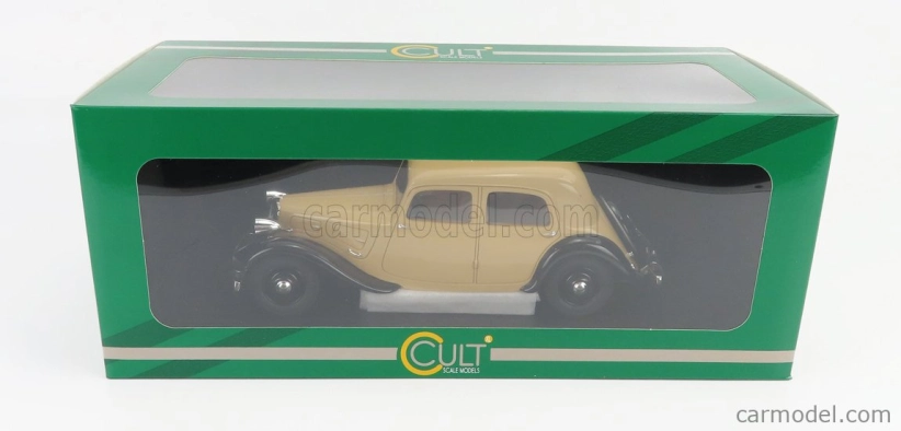 Modely v mierke Cult-scale Citroen Traction Avant 7cv 1934 1:18 Béžová čierna