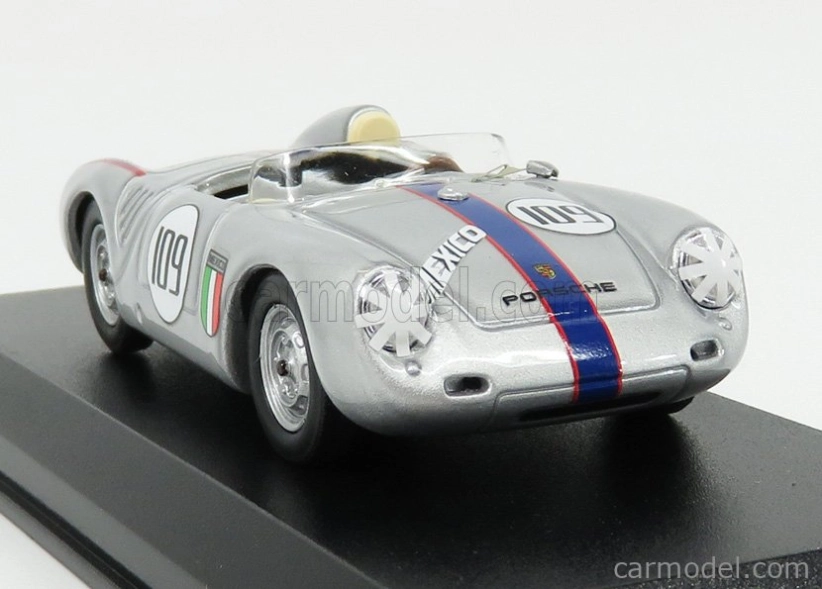 Najlepší model Porsche 550 Rs Spider N 109 Memorial Nassau Trophy Race 1957 R.rodriguez 1:43 Silver