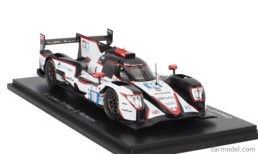 Spark-model Oreca 07 Gibson Gk428 4.2l V8 Team Vector Sport N 10 24h Le Mans 2024 Ryan Cullen - Patrick Pilet - Stephane Richelmi 1:43 Bílá Černá