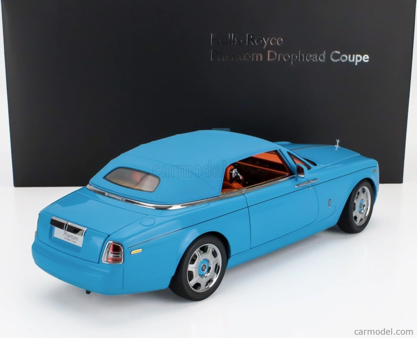 Kyosho Rolls royce Phantom Drophead Cabriolet 2-dverový 2013 1:18 Light Blue