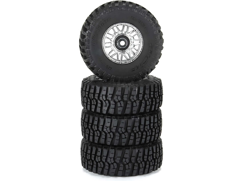 Pro-Line bicykel s pneumatikami 1:14 Flat Iron H12, chrómový disk Diablo (4): Typhon Grom