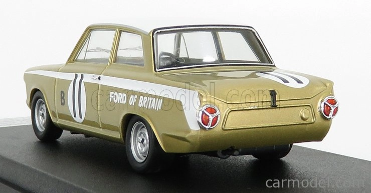Trofeu Ford england Cortina Gt N 11 2nd 12h Marlboro 1963 H.taylor - J.blumer 1:43 Gold Met White