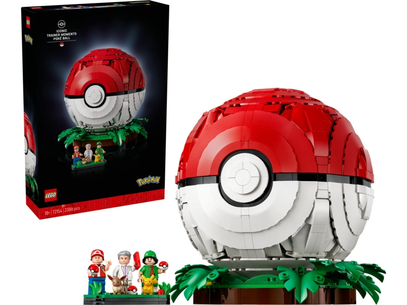 LEGO Pokémon - Poké Ball s ikonickými okamihmi Trénerov