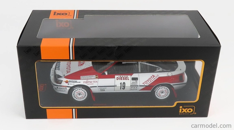 Ixo-models Toyota Celica Gt-4 St165 N 19 Rally Sanremo 1990 A.schwarz - K.wicha 1:18 Biela červená