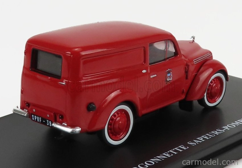Edicola Renault Javaquatre Van Sapeurs Pompiers 1953 1:43 červená