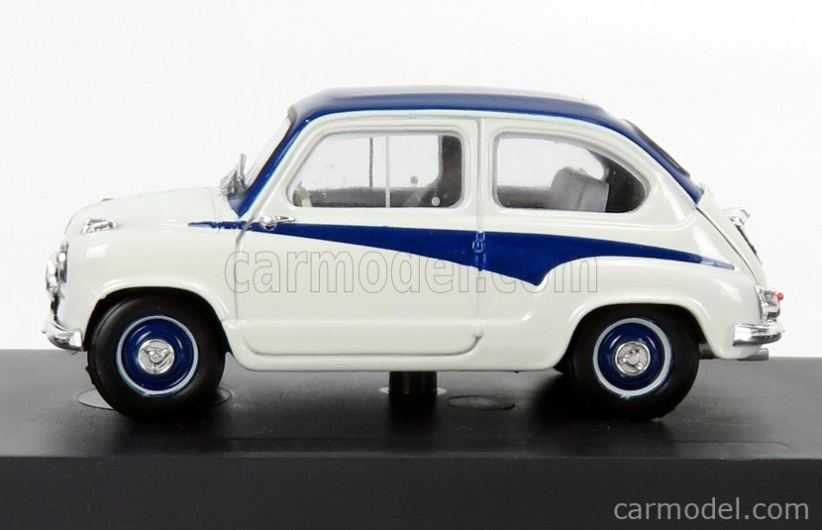 Brumm Fiat 600 750 Derivazione Abarth 1956 1:43 Šedomodrá
