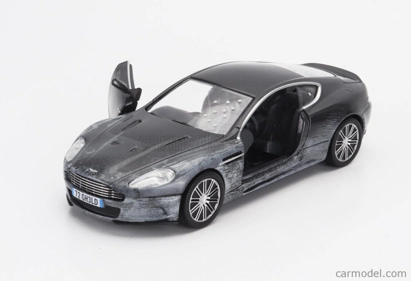Corgi Aston martin Dbs 2008 (damaged Version) - 007 James Bond - Quantum Of Solace 1:36 Grey Met