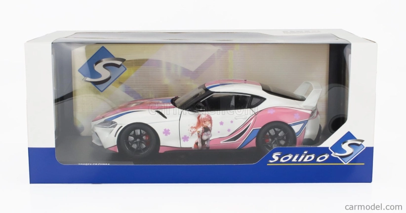Solido Toyota Supra Gr Itasha 2024 1:18 Bílá Růžová