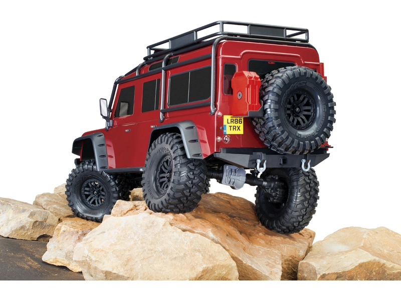 RC auto Traxxas TRX-4 Land Rover Defender 1:10 RTR, červená