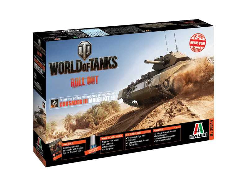Italeri World of Tanks - Crusader III (1:35)