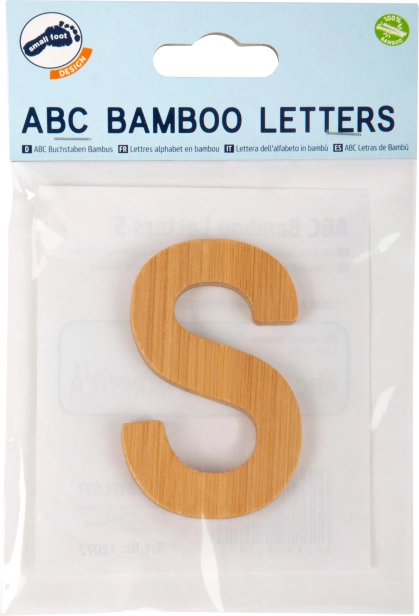 Small Foot Bambusové písmeno S