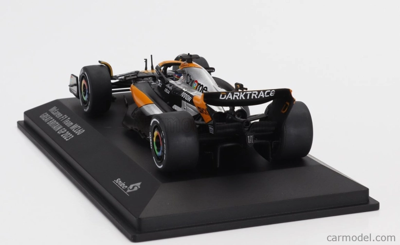 Solido Mclaren F1 Mcl60 Team Mclaren N 81 4th British Gp 2023 Oscar Piastri 1:43 Orange Black
