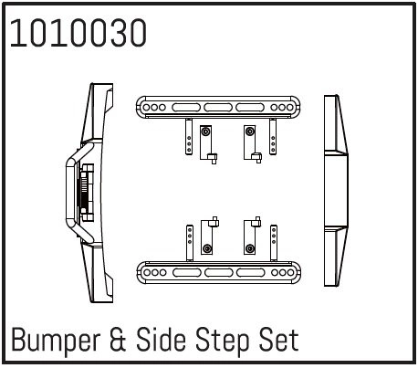 HBP240047 - (1010030) Bumper & Side Step Set