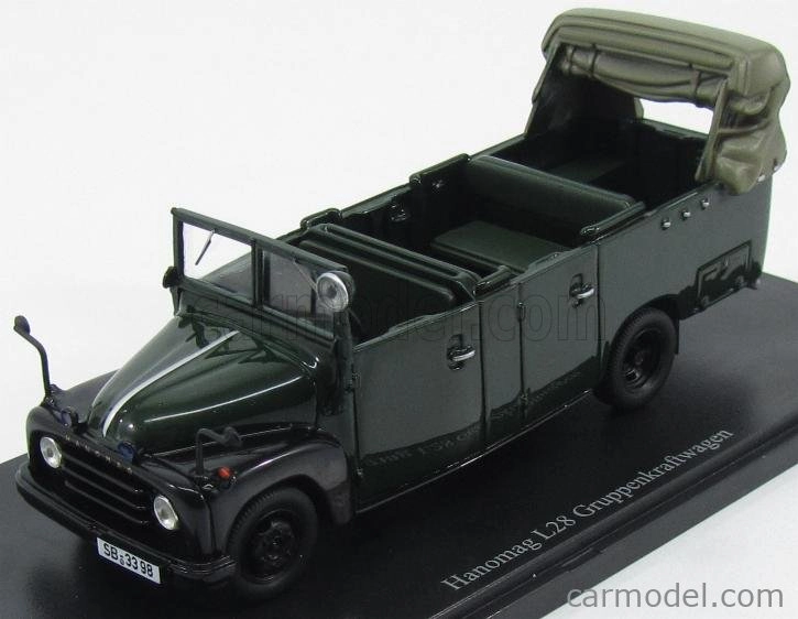 Autocult Hanomag L28grukw Polizei Germany 1955 Police 1:43 Zelená