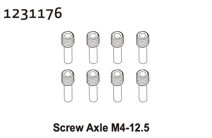 1231176 - Screw Pin M4x12.5 (8)