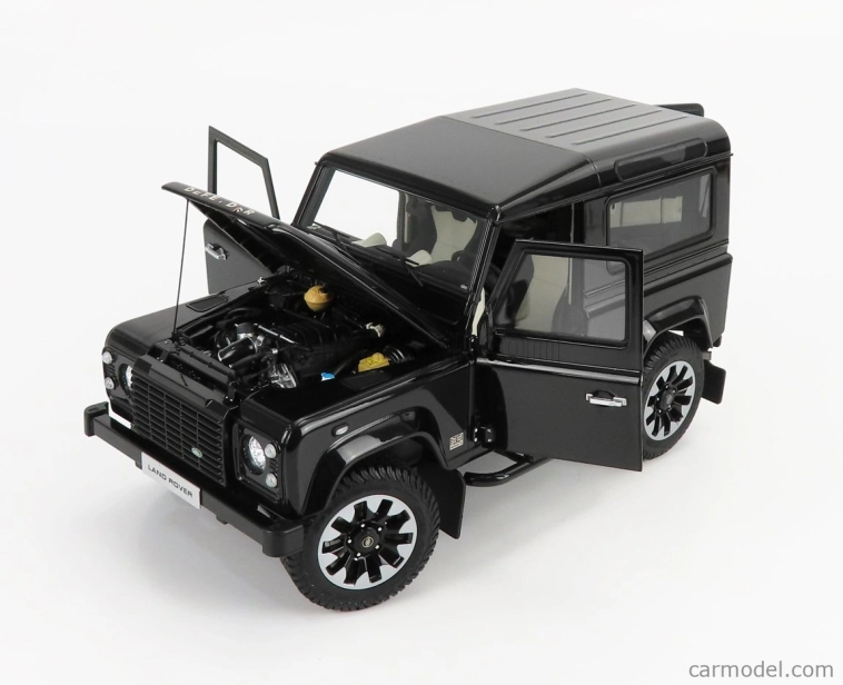 LCD model Land rover Defender 90 Works V8 70th Edition 2018 1:18 Black