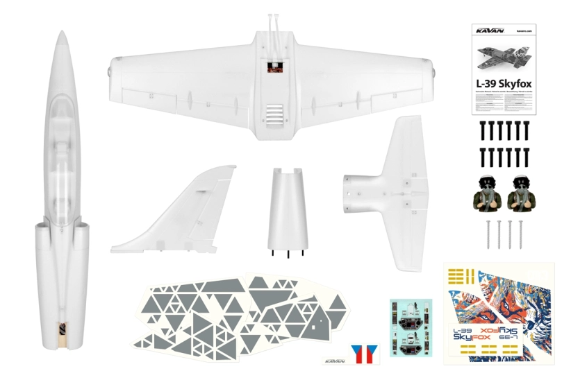 KAVAN L-39 Skyfox 1088 mm – biela