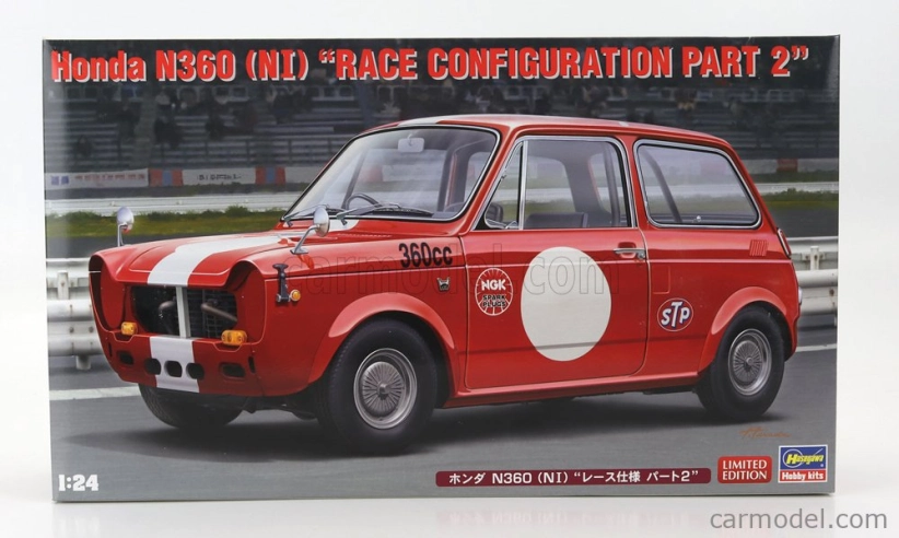 Hasegawa Honda N360 (ni) Závodná konfigurácia 2. časť 1971 1:24 /
