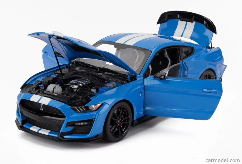 Autoart Ford usa Mustang Shelby Gt500 Coupe 2023 1:18 Gribber Blue