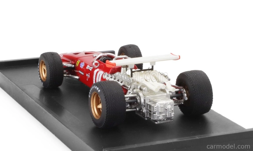 Brumm Ferrari F1 312 N 10 Italy Gp 1969 Pedro Rodriguez 1:43 červená biela