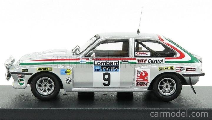 Trofeu Vauxhall Chevette Hsr (night Version) N 9 Rally Rac Lombard 1980 Pentti Airikkala - Risto Virtanen 1:43 Silver