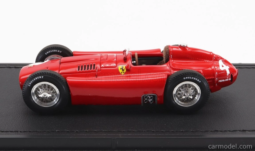 Repliky Ferrari F1 D50 N 4 2nd British Gp 1956 A.de Portago - Peter Collins 1:43 Červená