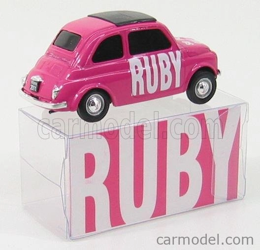Brumm Fiat 500 Ruby - Se Non Ora Quando? 1:43 Ružová