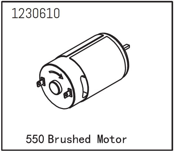 Elektromotor Absima 550 Brushed Motor