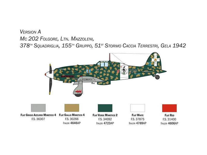 Italeri Macchi MC 202 Folgore (1:72)