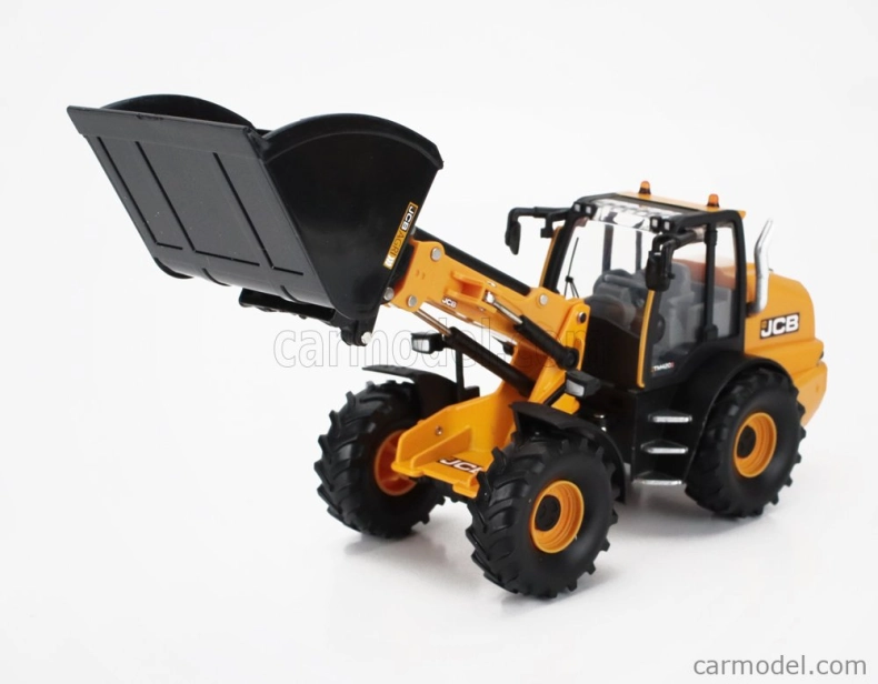 Britains JCB Tm4205 Ruspa Gommata - traktorový škrabák 1:32 žltý čierny
