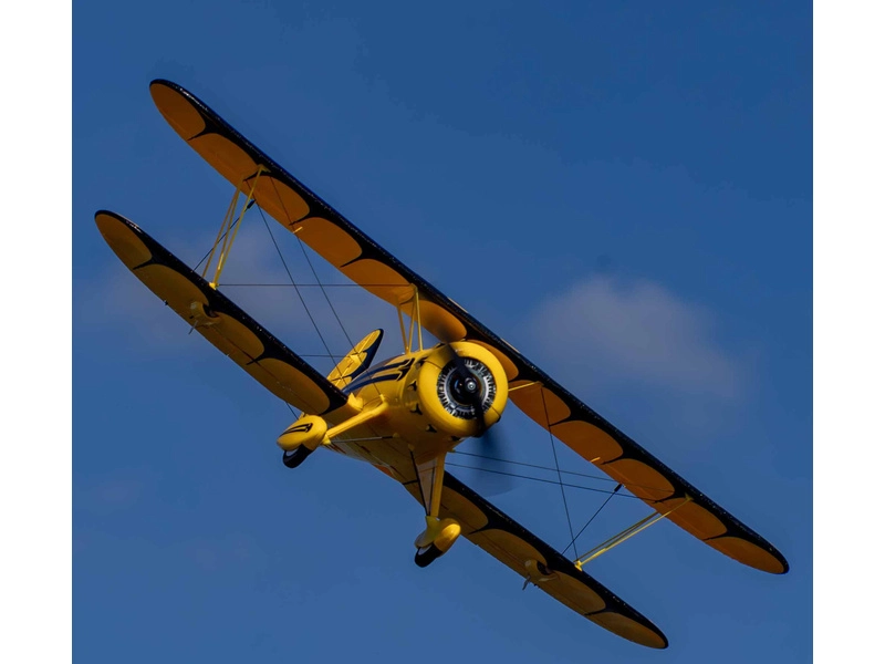 RC letadlo E-flite Waco 0.55m SAFE Select BNF Basic, žlutá
