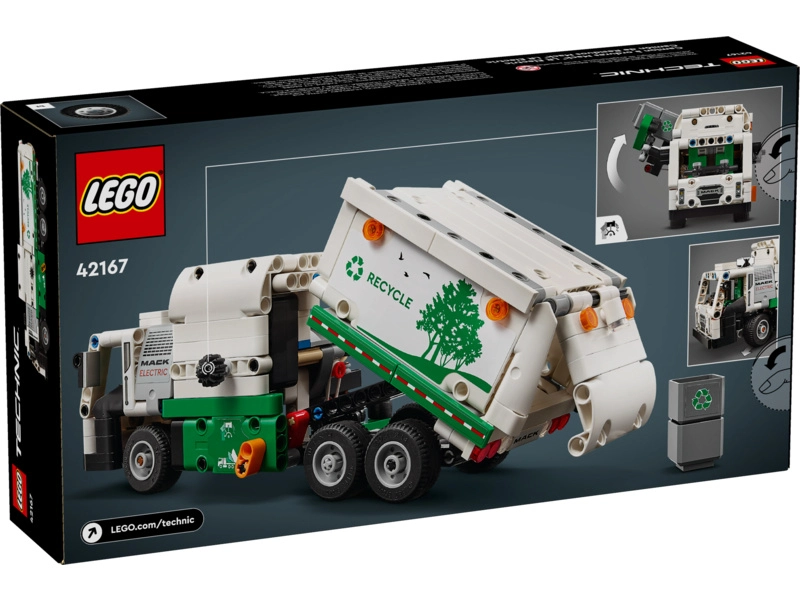 LEGO Technic - Elektrické smetiarske auto Mack® LR