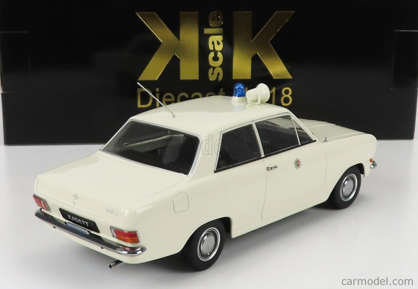 Kk-scale Opel Kadett B Police 1972 1:18 Bílá