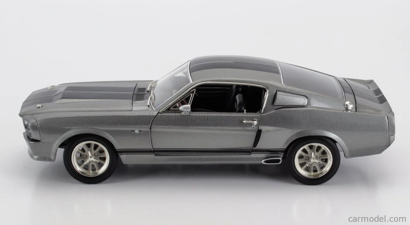 Greenlight Ford usa Mustang Shelby Gt500 1967 - Eleanor - Gone In Sixty Seconds 1:18 Grey Met Black