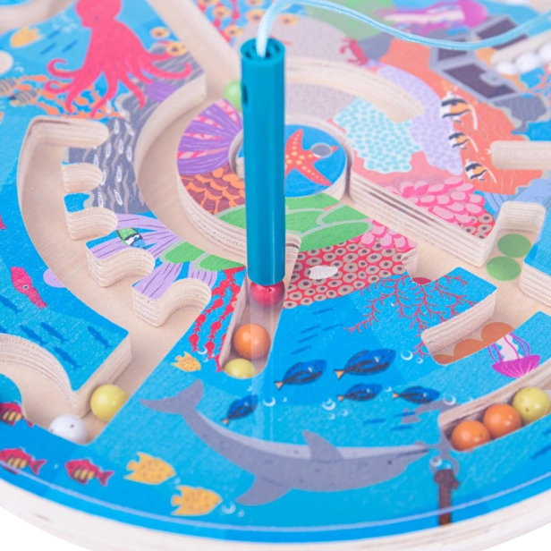 Bigjigs Toys Magnetické bludisko Podvodný život