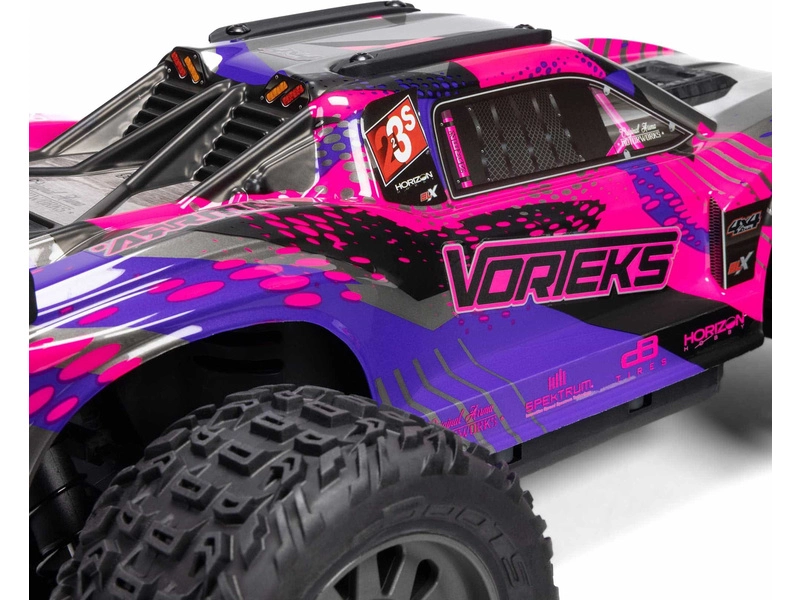 RC auto Arrma Vortex 223S BLX 1:10 4WD RTR DSC, fialová